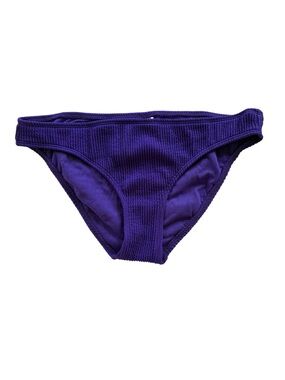 Salt and Cove Dark Purple Ribbed Bikini Bottoms Size L